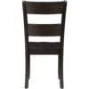 1502202669913ec3b23c4.jpeg Transitional Wooden Side Chair with Ladder Backrest, Set of 2, Dark Brown