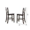 1502202669913f2092d37.jpeg Wooden Counter Height Side Chair with Ladder Backrest, Set of 2, Dark Brown