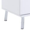 1502202669913f4d0e893.jpeg Transitional Wooden Dual Tone End Table with 2 Drawers, White and Brown