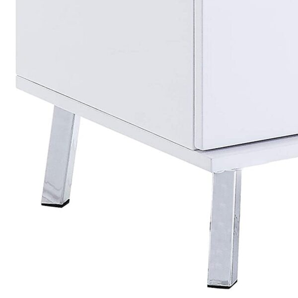 1502202669913f4d0e893.jpeg Transitional Wooden Dual Tone End Table with 2 Drawers, White and Brown