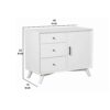 15022026699140842bc95.jpeg Wooden Accent Cabinet with 3 Drawers and 1 Door, White