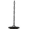 60 X 3 Watt Metal Frame Pendant with Hardwired Switch, Textured Gray