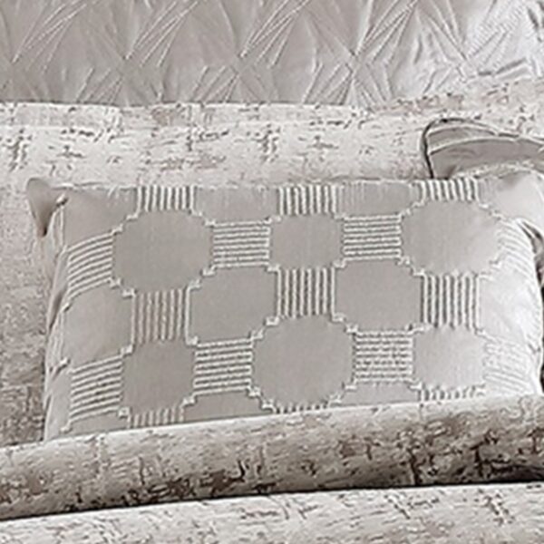 150220266991467d1eaa5.jpeg 10 Piece King Polyester Comforter Set with Jacquard Print, Gray