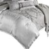 15022026699146e3c060e.jpeg 12 Piece King Polyester Comforter Set with Medallion Print, Platinum Gray