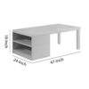 1502202669914a259b180.jpeg Wood and Metal Frame Coffee Table with Open Shelves, White and Chrome