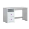 1502202669914c970fc82.jpeg Wooden Table Desk with 2 Drawers and 1 Open Compartment, White
