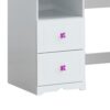 1502202669914ca523899.jpeg Wooden Table Desk with 2 Drawers and 1 Open Compartment, White