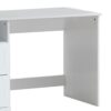 1502202669914cad2a429.jpeg Wooden Table Desk with 2 Drawers and 1 Open Compartment, White