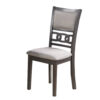 15022026699154484f725.jpeg Fabric Upholstered Dining Chair with Panel Back, Knot Cut Outs, Set of 2, Gray