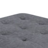 150220266991548b3afc1.jpeg Contemporary Leatherette Rectangular tufted Ottoman, Gray
