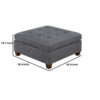 15022026699154932d2ee.jpeg Contemporary Leatherette Rectangular tufted Ottoman, Gray