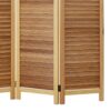 15022026699154da2b5de.jpeg Wooden 3 Panel Shutter Screen with Bamboo Slats, Natural Brown