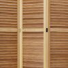 15022026699154de9ec23.jpeg Wooden 3 Panel Shutter Screen with Bamboo Slats, Natural Brown