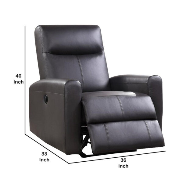 15022026699157419aa19.jpeg Leatherette Power Recliner with Tufted Back, Brown