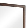 44 Inch Rectangular Wood Frame Mirror, Brown