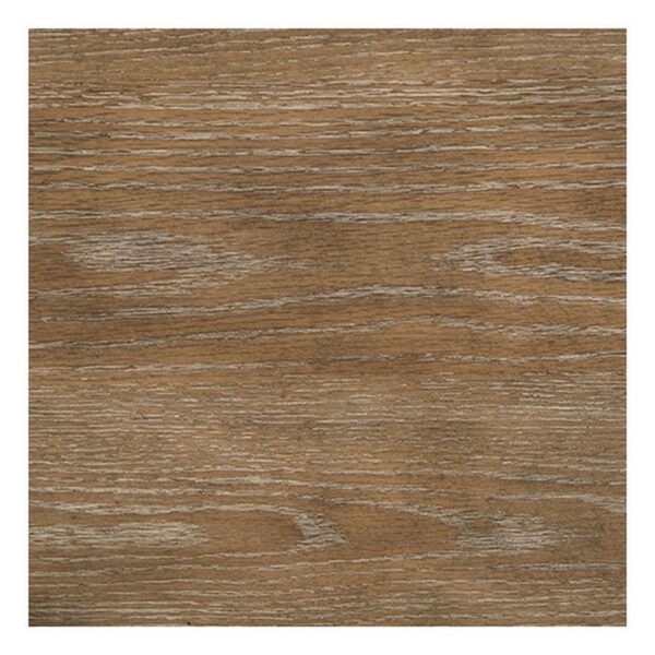 Wooden Chairside End Table with Door, Brown and Antique White