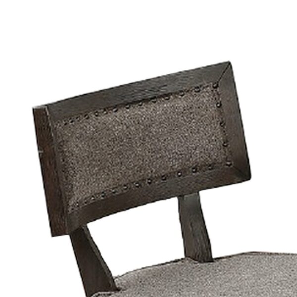 1502202669915aeb9d574.jpeg Curved Top Wooden High Chair with Flared Legs, Set of 2, Gray