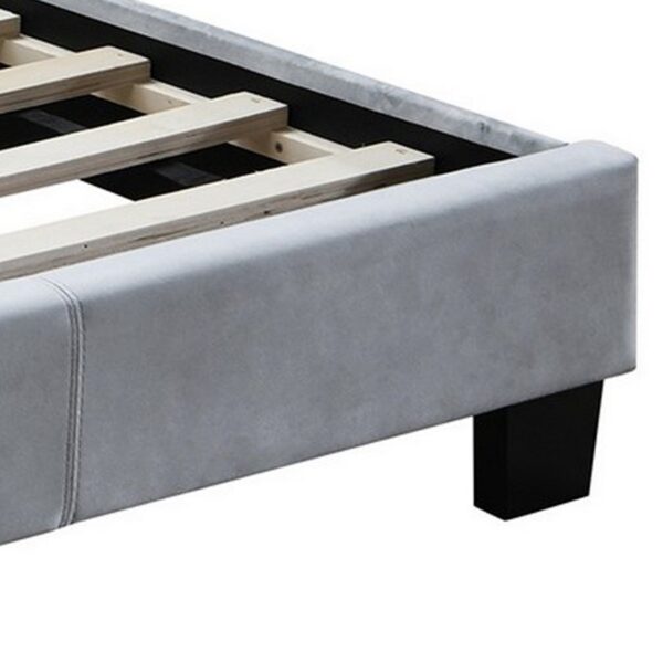 1502202669915d6ae3351.jpeg Button Tufted Twin Velvet Bed with Curved Headboard, Gray