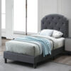 1502202669915e79dde05.jpeg Queen Bed with Button Tufted Scalloped Headboard, Gray