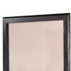36 Inches Rectangular Wood Encased Mirror, Black