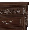 1502202669916150ee013.jpeg 30 Inches 3 Drawer Engraved Wooden Nightstand, Brown