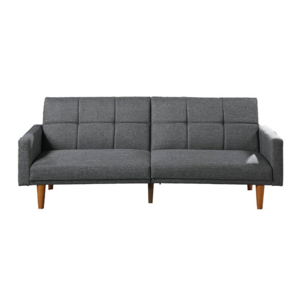 1502202669916173a36da.jpeg Fabric Adjustable Sofa with Square Tufted Back, Light Gray