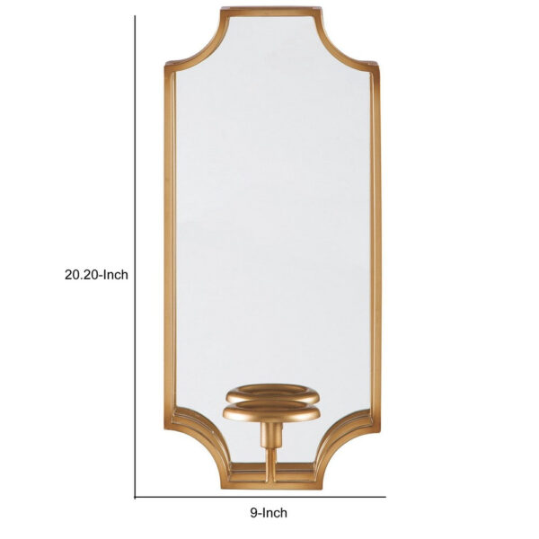 15022026699163ce3f782.jpeg Metal Frame Wall Sconce with Cut Corner Design, Gold