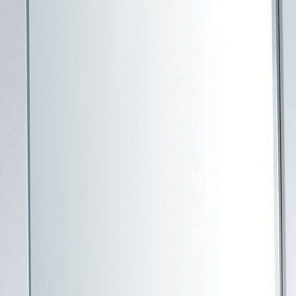 1502202669916904e1fad.jpeg 27 Inch Contemporary Wooden Frame Rectangular Mirror, White