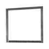 150220266991692f4af8d.jpeg 38 Transitional Style Square Wooden Frame Mirror, Gray