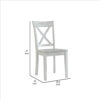 1502202669916a808521a.jpeg Wooden Dining Chair with X Shaped Back, Set of 2, White