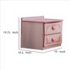 1502202669916ac1020b8.jpeg 2 Drawer Wooden Nightstand with Heart Knob Pulls, Pink