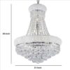 1502202669916bd23c17c.jpeg Crystal Ceiling Lamp with Chandelier Design Body, Clear