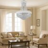 1502202669916bddd4615.jpeg Crystal Ceiling Lamp with Chandelier Design Body, Clear