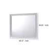 1502202669916c5df10f6.jpeg Wall Mirror with Molded Wooden Frame, White