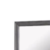Mirror with Wooden Frame with Molded Trim, Gray