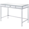 Rectangular Storage Writing Desk, White