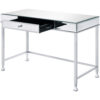 Rectangular Storage Writing Desk, White