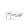 Rectangular Storage Writing Desk, White
