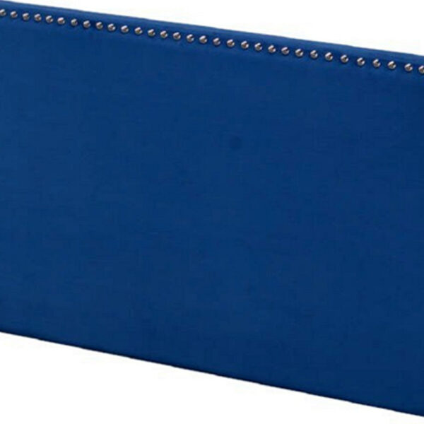 1502202669916f356c1cf.jpeg Queen Bed with Platform Style and Nailhead Trim, Blue