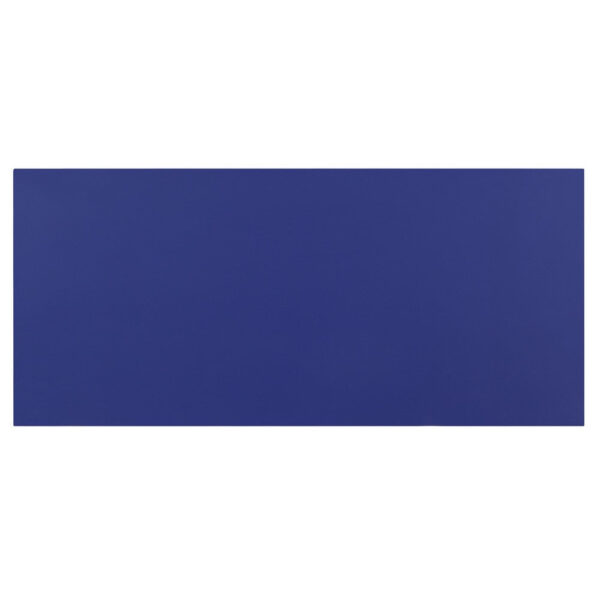 Writing Desk with X Base and 1 Center Drawer, Blue