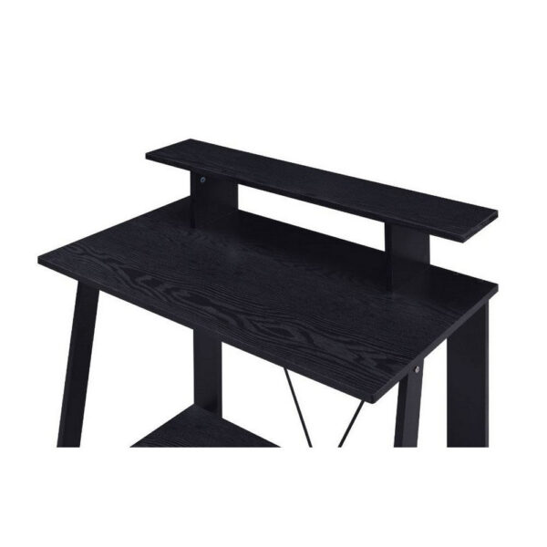 Writing Desk with V Shaped Frame, Black