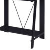 Writing Desk with V Shaped Frame, Black