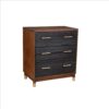 15022026699174704b57c.jpeg Chest with 3 Drawers and Round Legs, Brown and Black