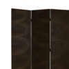 1502202669917827a5251.jpeg Foldable 3 Panel Canvas Room Divider with Swirl Details, Dark Brown