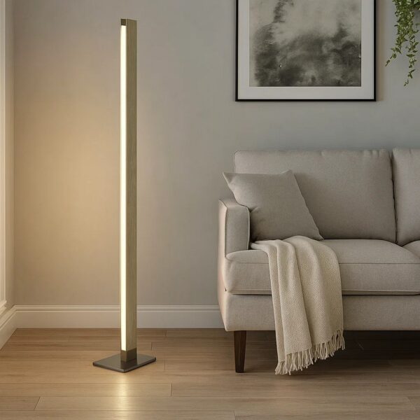 15022026699179b92db99.jpeg 61 Inch Wood Floor Lamp Dimming LED Column, Brown