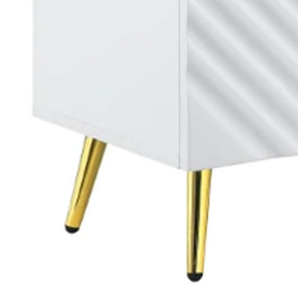 1502202669917dfd2afa3.jpeg Tyra 79 Inch Modern TV Media Entertainment Center, 2 Doors, White, Gold