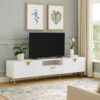 1502202669917e00345f9.jpeg Tyra 79 Inch Modern TV Media Entertainment Center, 2 Doors, White, Gold