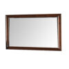 1502202669917e0b9fe66.jpeg 44 Inch Wall Mirror, Molded Trim, Rectangular Wood Frame, Cherry Brown