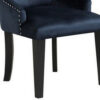1502202669917ef947670.jpeg Luna 41 Inch Modern Accent Chair, Tight Back, Button Tufted, Velvet, Blue