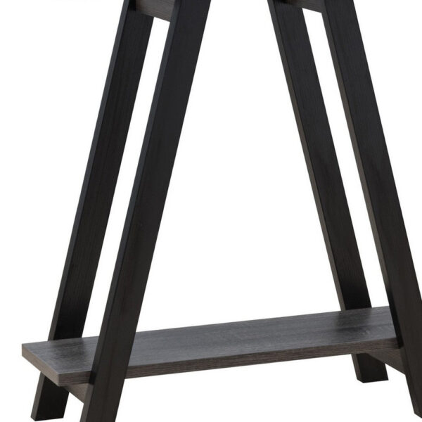 1502202669917fba25bd5.jpeg Baki 38 Inch Modern Wood Side Console Table, Corner Compartment, Black